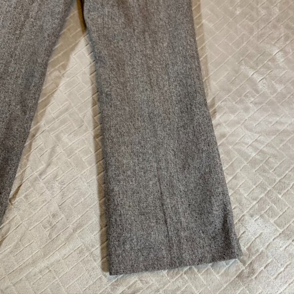 Dalia Womens 8 Wool Blend Dress Pants Neutral Gray Boot Cut Mid Rise Lined - Picture 11 of 11